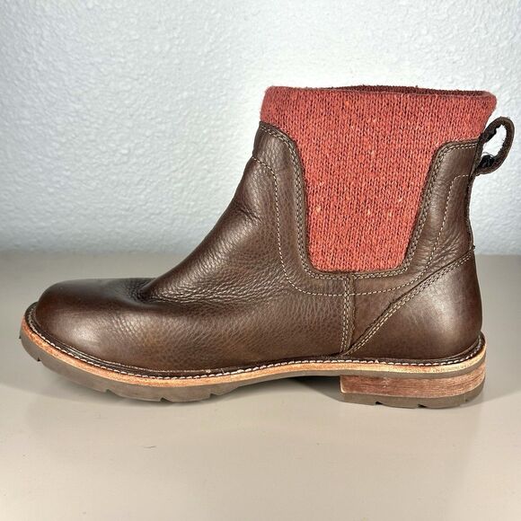 LL Bean East Point Chelsea Boots Womens 7.5 Pull On Ankle Bootie Shoes 504770 - Picture 9 of 16
